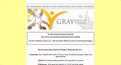 Desktop Screenshot of grayptcenter.com